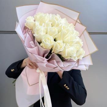 Букет Белые розы сорта Мартини